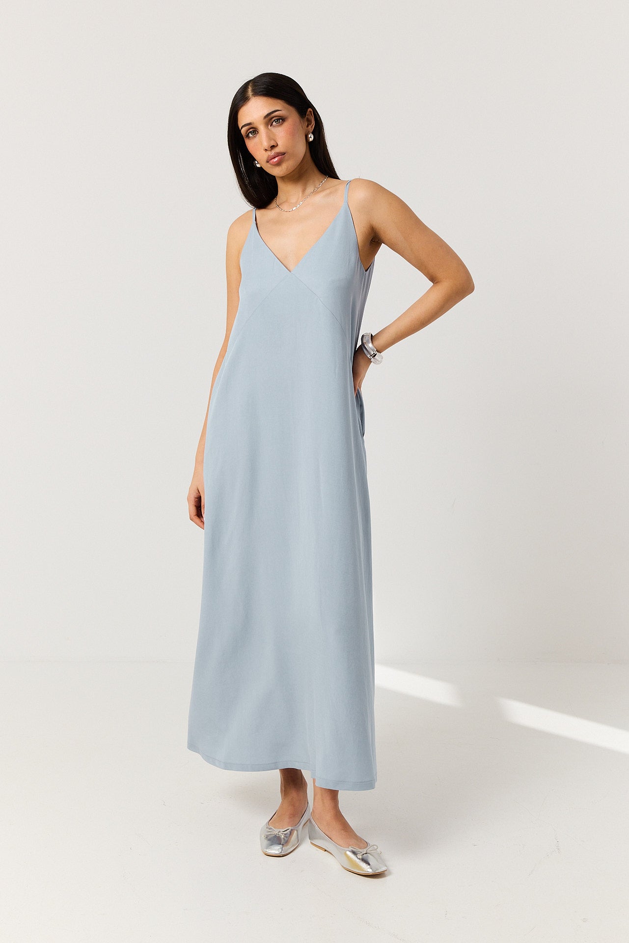 Sukienka Romeo powder blue