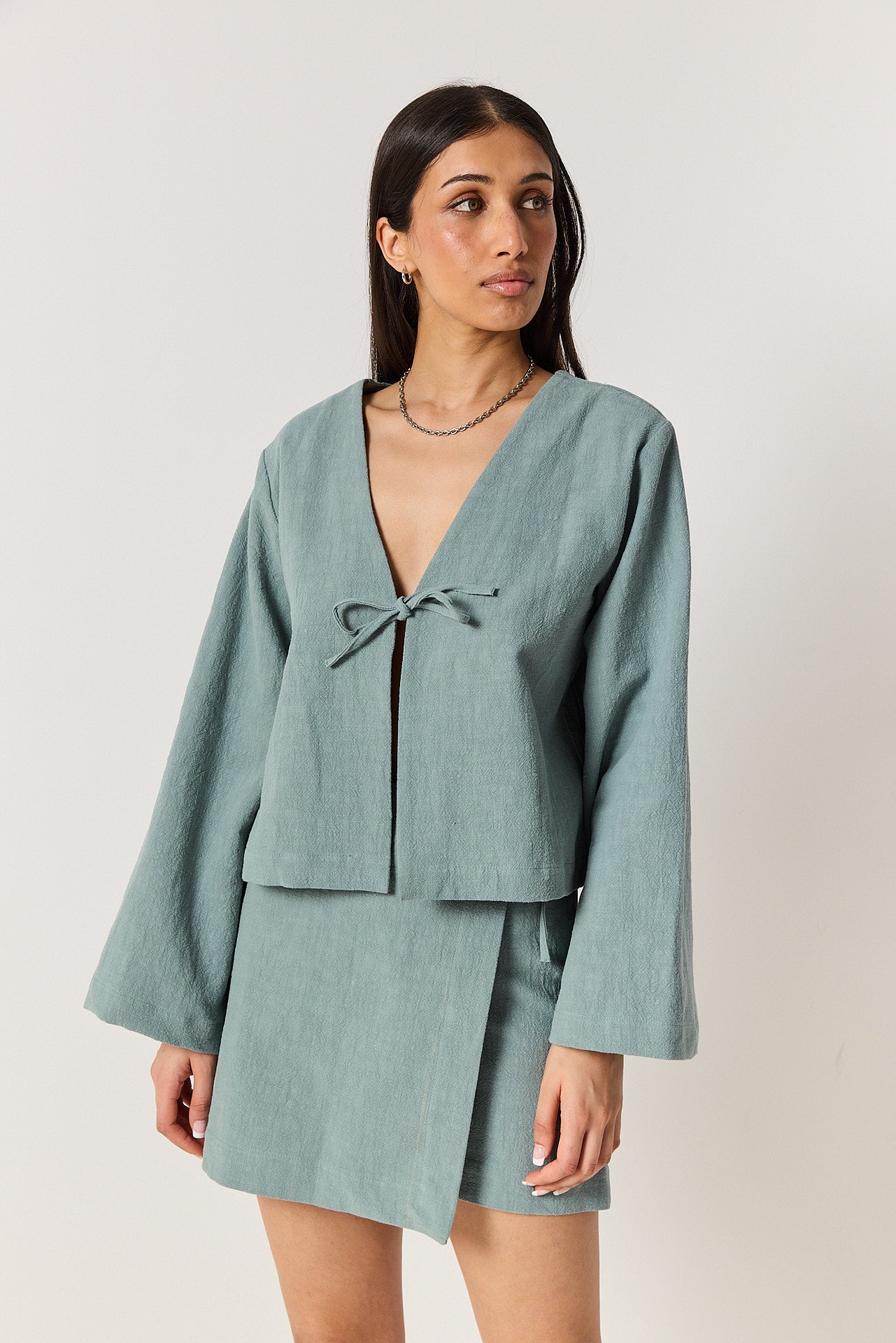 Spódnica Scarlett smoky green