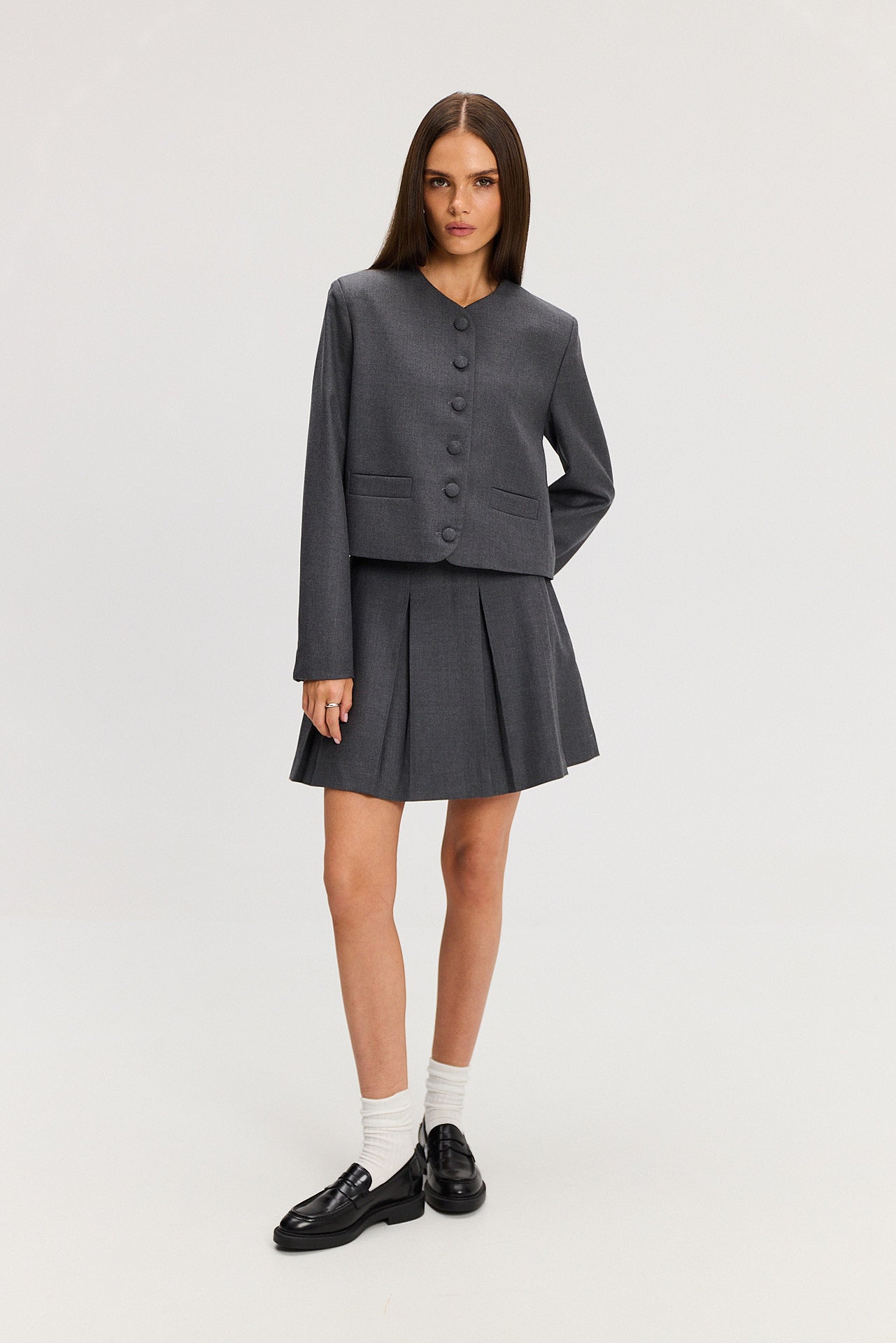 Marynarka Tate wool grey