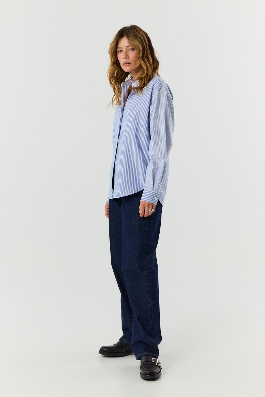 Koszula Agnes blue stripes