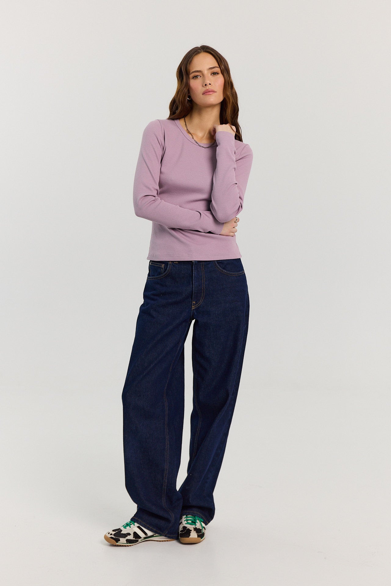 Longsleeve Bamboo lilac