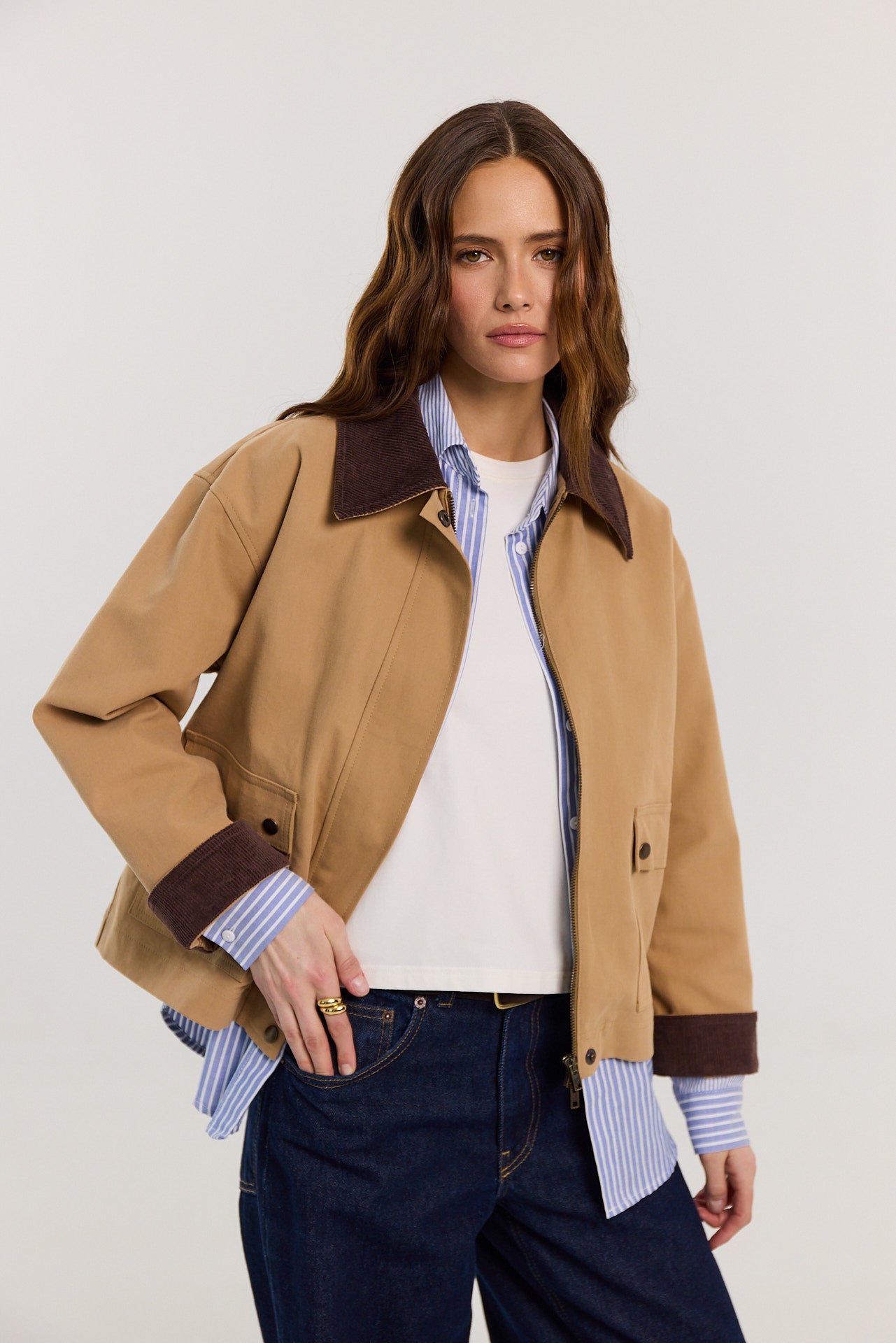 Kurtka Simon beige