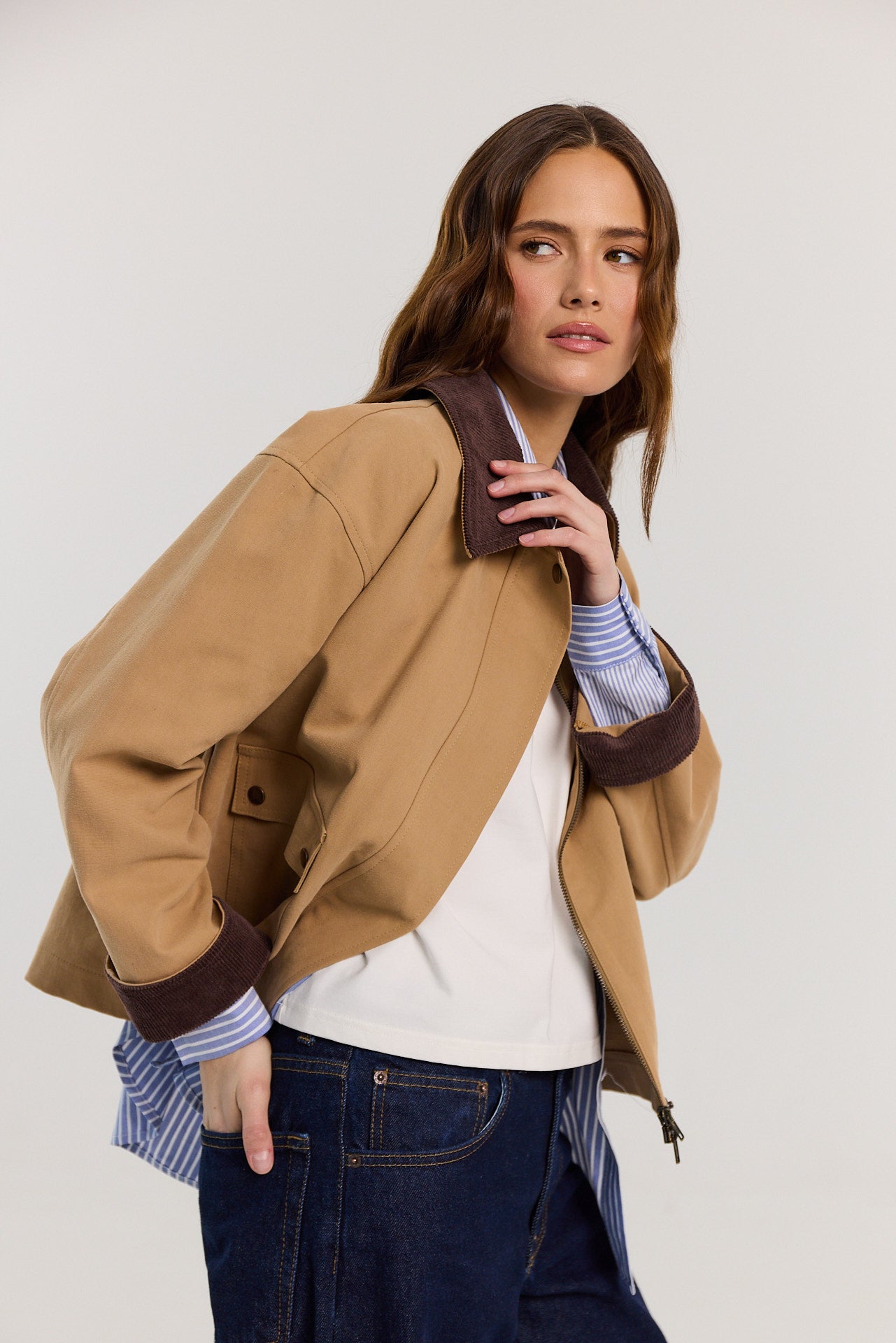 Kurtka Simon beige