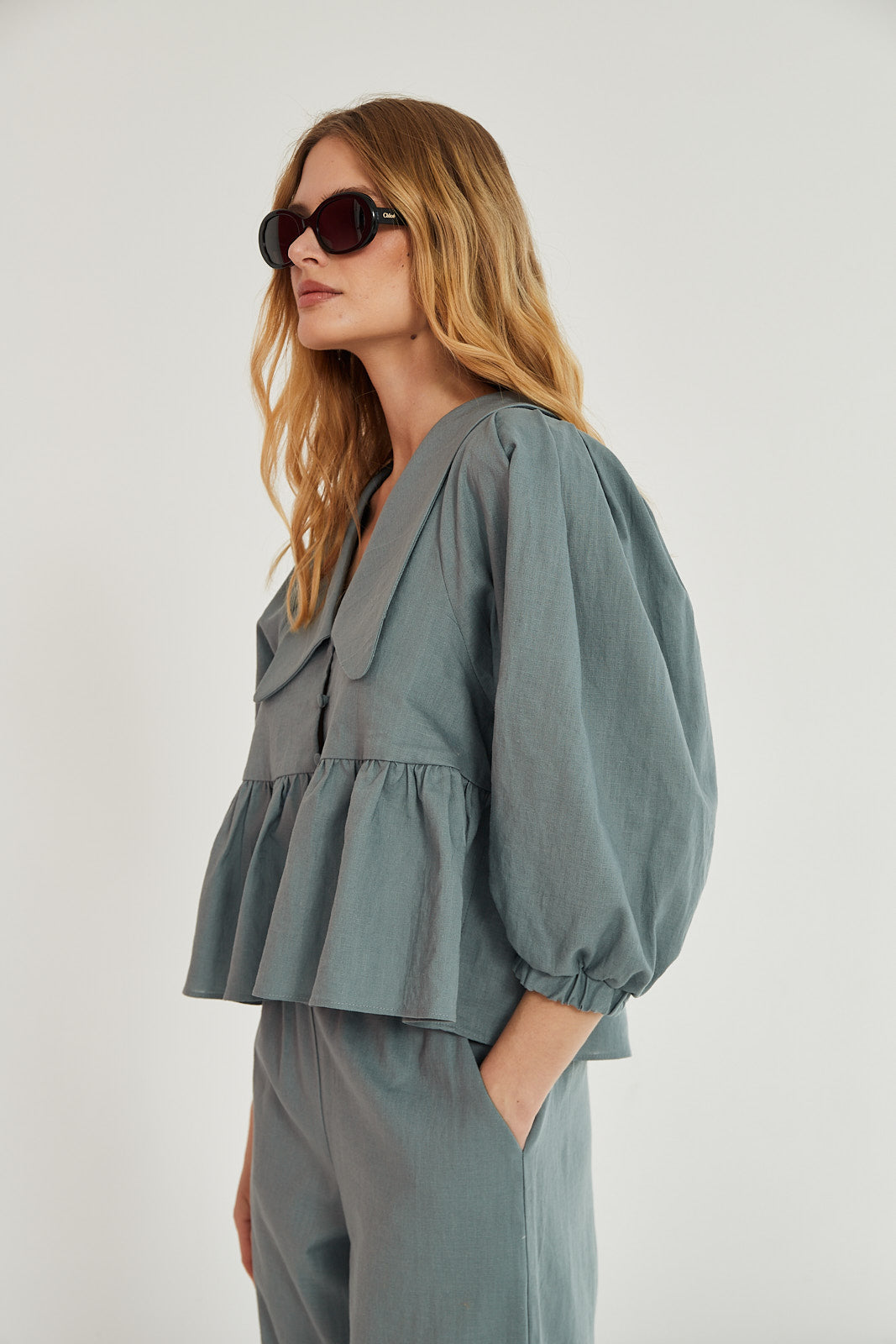 Spodnie Penny sea green