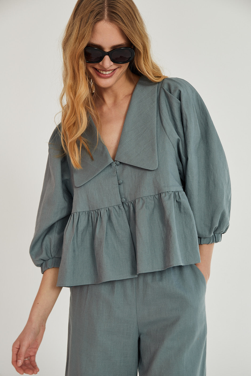 Spodnie Penny sea green