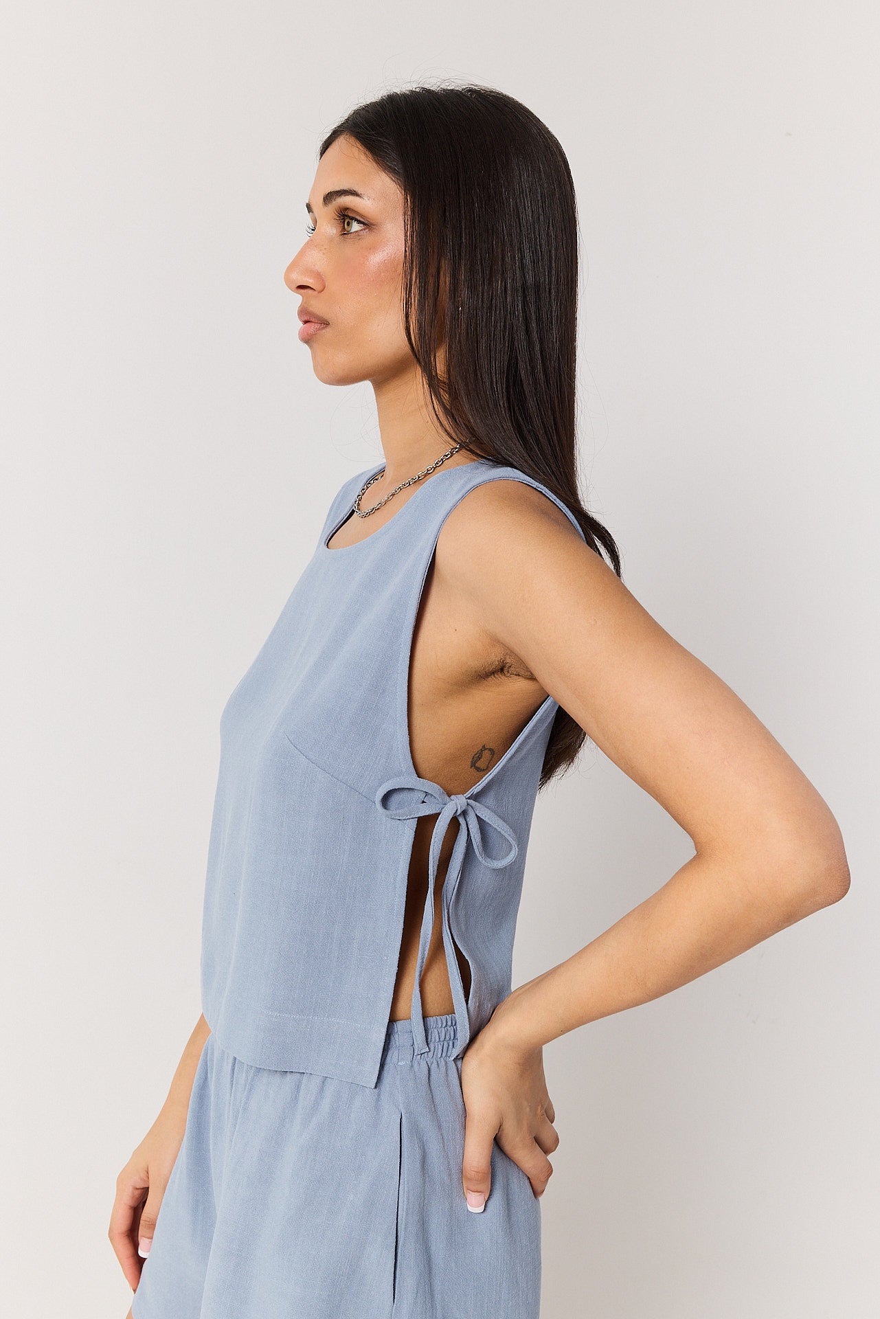 Top Pam powder blue