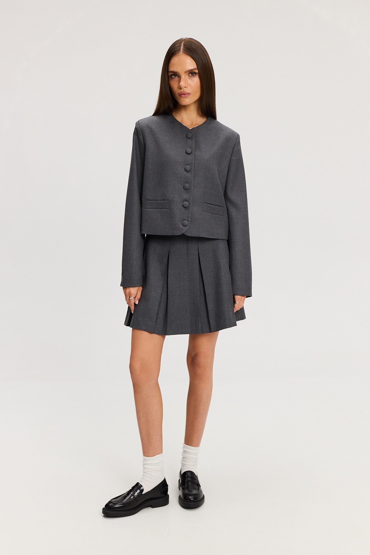 Marynarka Tate wool grey