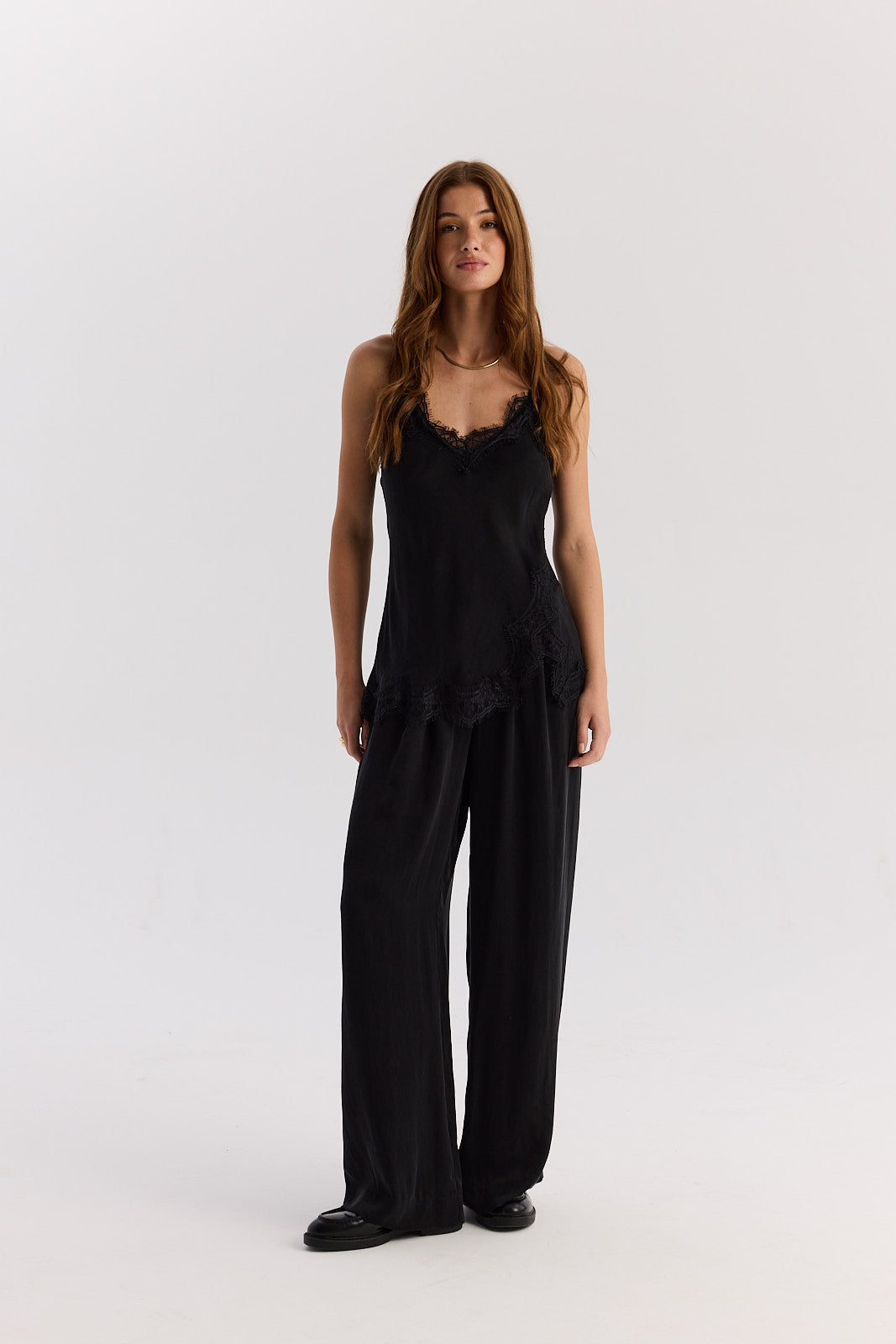 Spodnie Cupro black
