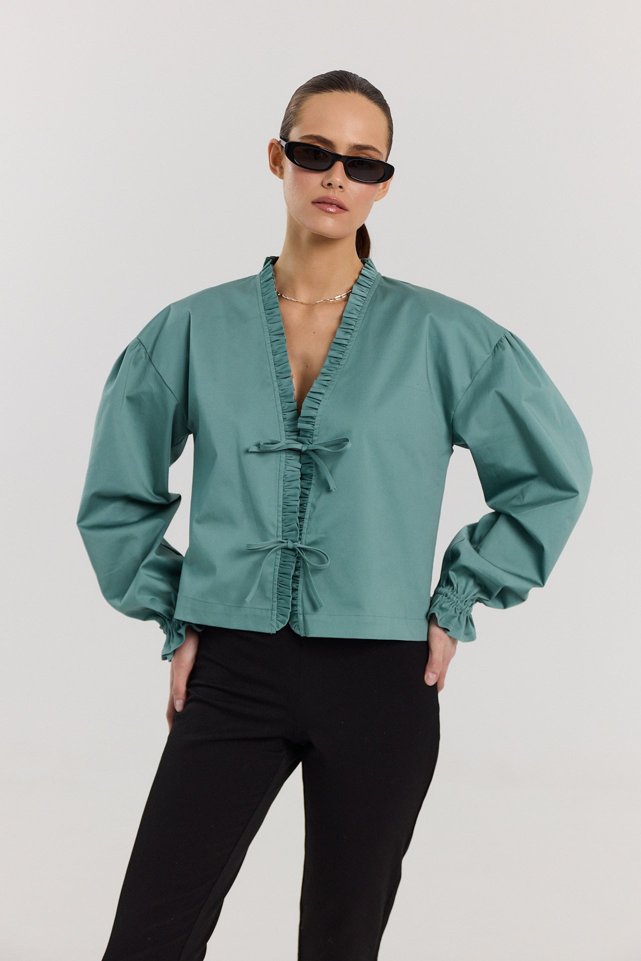 Koszula Maya teal